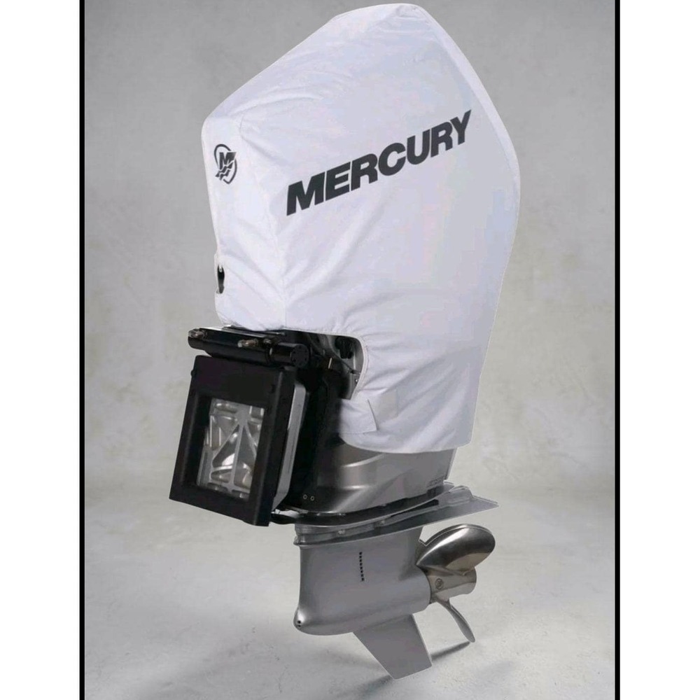 Mercury 8M0228537 Tow N Stow Outboard Cover for 200-300hp FourStroke, White